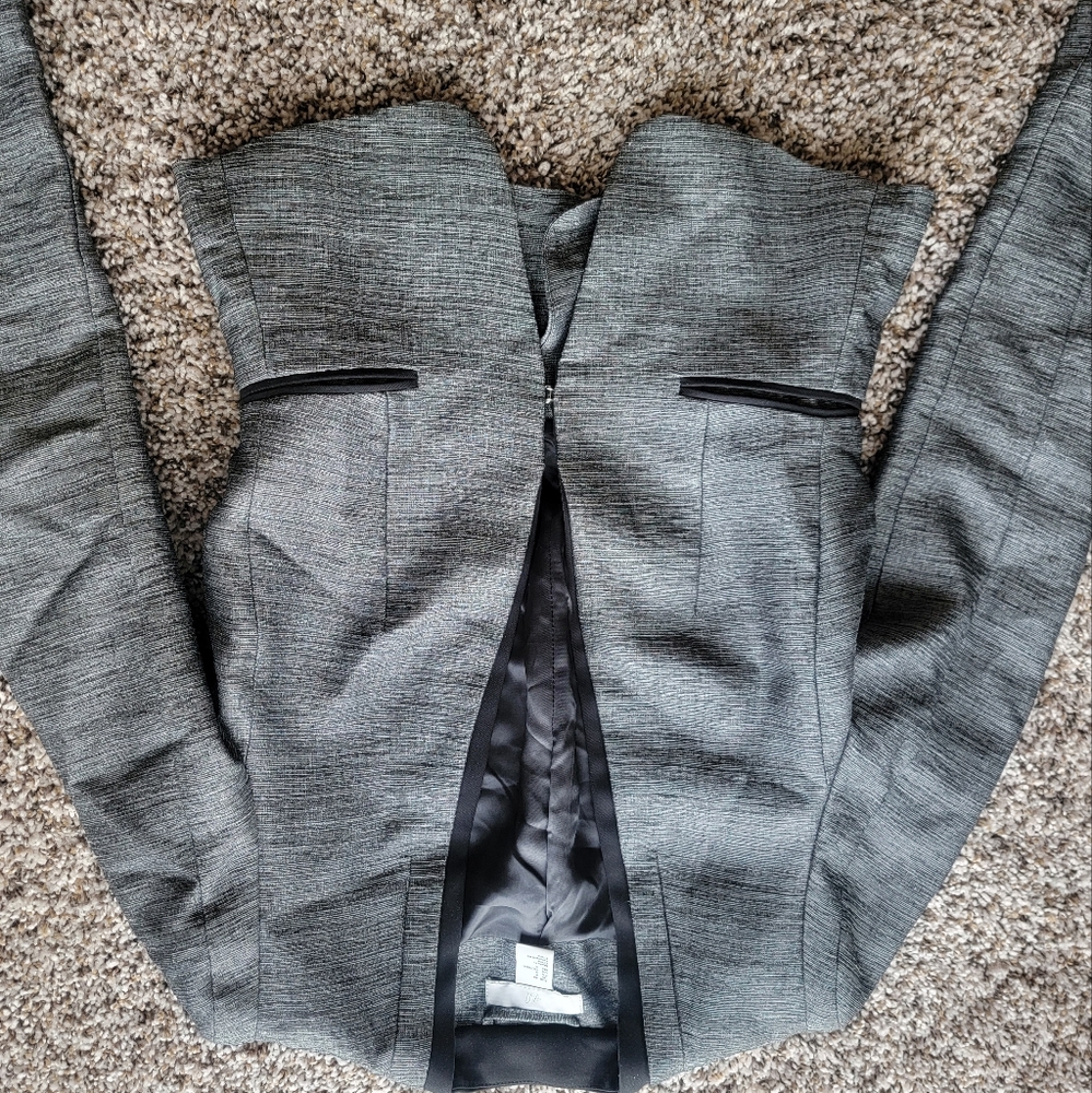 H&M metallic gray blazer